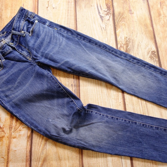 American Eagle Stretch Skinny Jeans Sz 4 Reg - Picture 5 of 7